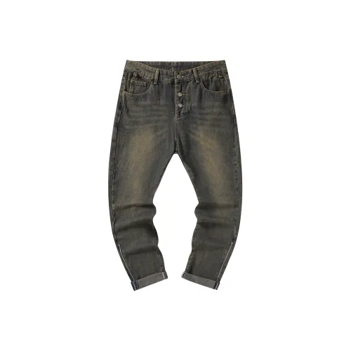 JUCY JUDY Джинсы Унисекс Тяжелый Желтый