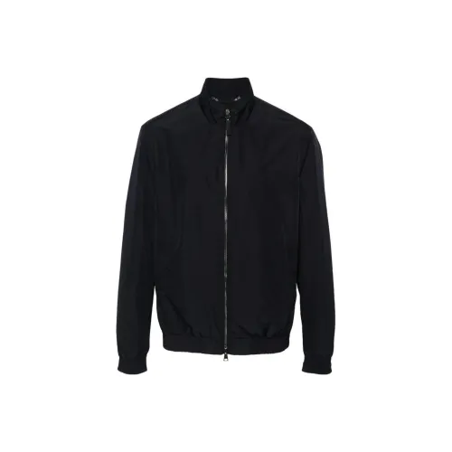 Canali Куртки и Пальто Мужской Морской Синий