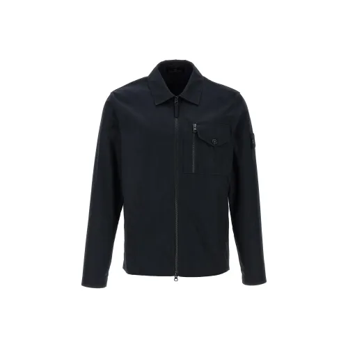 STONE ISLAND Ghost Collection Куртки Пальто Мужской Черный