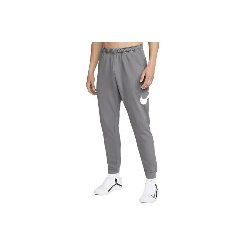 Nike Carbon Gray Men's Knitted Training Pants Nike Угольно-серый Мужские Вязаные Тренировочные Штаны