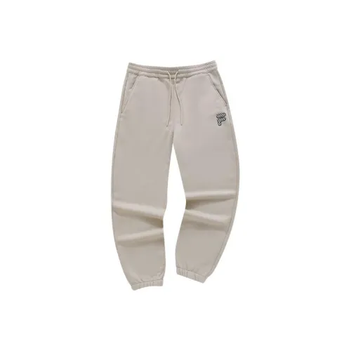 FILA FUSION FOB Series Вязаные тренировочные брюки мужские кожаные серого цвета