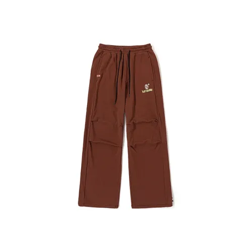 Lee Коричневые Унисекс Вязаные Спортивные брюки