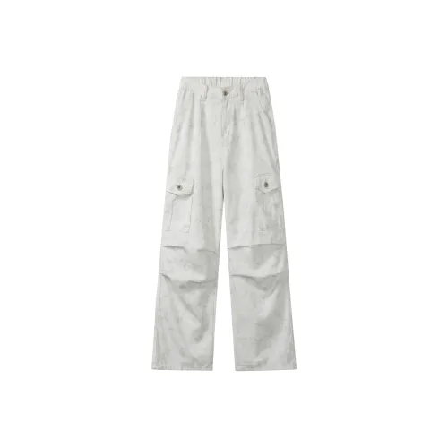 ZIXUN Dirty Белый Унисекс Джинсы