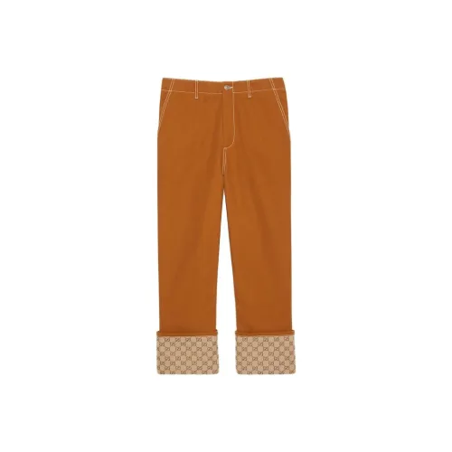 GUCCI Коричневый Мужской Джинсы
