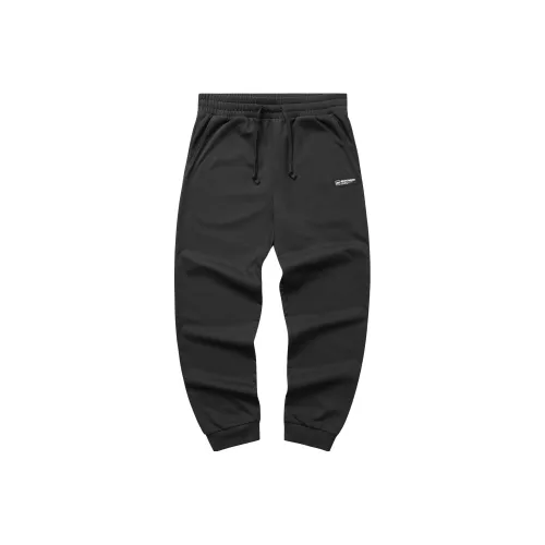Skechers Угольный Черный/0018 Мужские Вязаные Тренировочные Штаны
