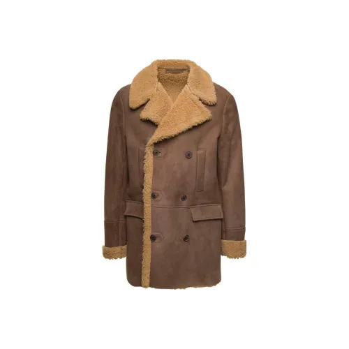 SALVATORE SANTORO Куртки и Пальто Мужской Коричневый