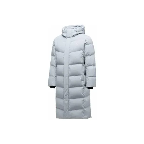 ANTA Sports Life Collection Пуховик Мужской Серый Серебряный