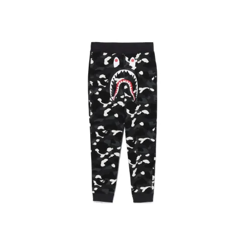 A BATHING APE Черные мужские вязаные тренировочные штаны