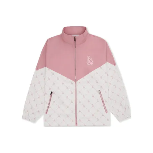 MLB MONOGRAM Лос-Анджелес Доджерс Куртки и Пальто Унисекс Конопля Розовый