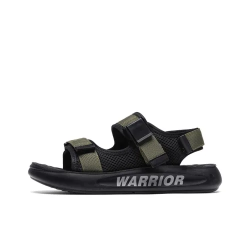 Warrior Пляжные сандалии Армейский зеленый/Черный для мужчин