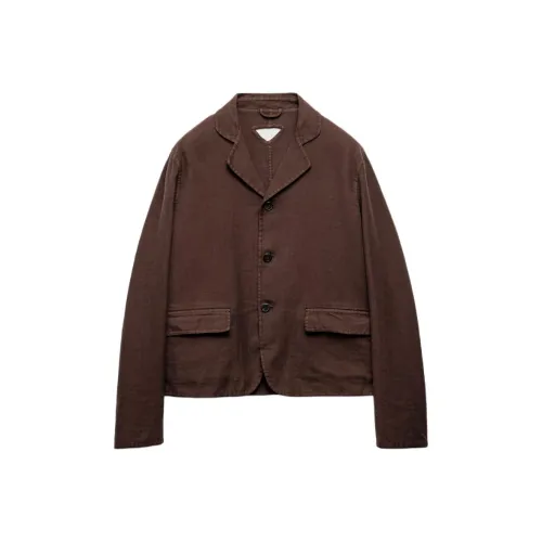PRADA Куртки и Пальто Мужской Коричневый