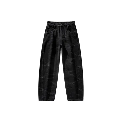 UKTK Черные Мужские Джинсы