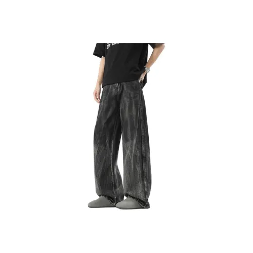 ADOONGA Джинсы Унисекс Stone Worn Gray