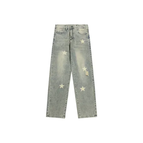 Chisportate Джинсы Унисекс Желтый Грязь