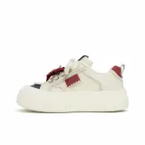 Красный, синий, без подкладки, красный бант