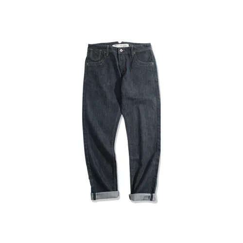 MADEN Синий Мужские Джинсы