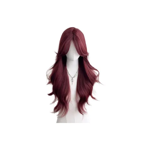 YOSEE Blazing Rose Raspberry Красный Натуральный Full Голова Протезная Перука Парики