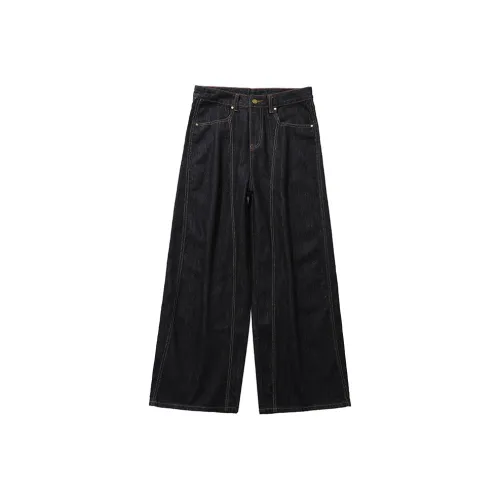 DOFERNERY Черные Унисекс Джинсы