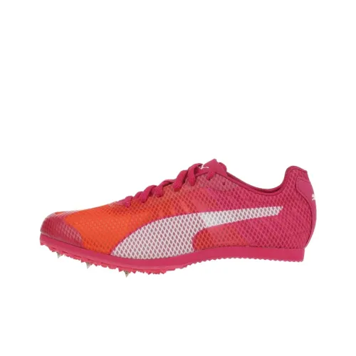 PUMA evoSPEED Slip-resistant Abrasion-resistant Breathable Low-Top Running Shoes Unisex Red PUMA evoSPEED Противоскользящие Устойчивые к истиранию Дышащие Низкие Беговые Кроссовки Унисекс Красный