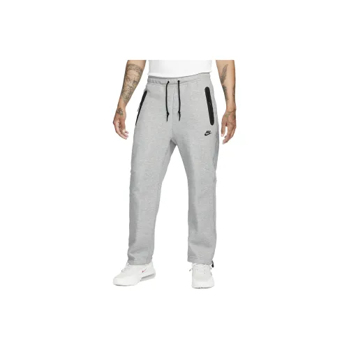 Nike Серые Мужские Вязаные Тренировочные Штаны