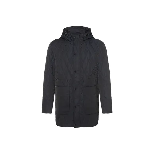 DIDIBOY Пуховик Мужской Темно-синий