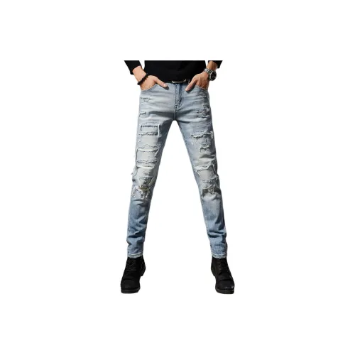 GUISE Джинсы Slim Fit Унисекс Blue