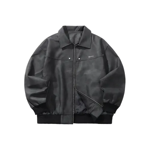 OGEK Унисекс Кожаные Куртки