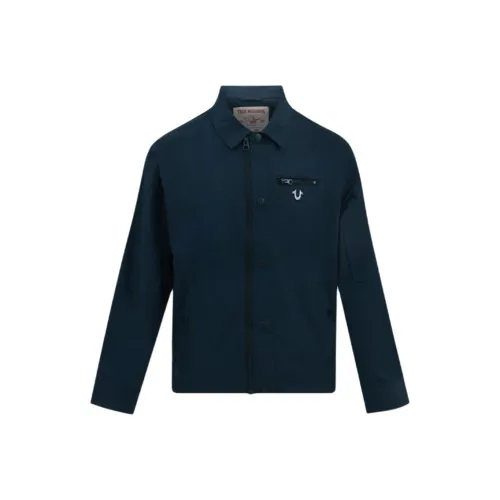 TRUE RELIGION SS24 Куртки и Пальто Мужской Темно-синий