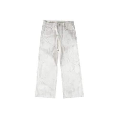 Devanro Белый Мужской Джинсы