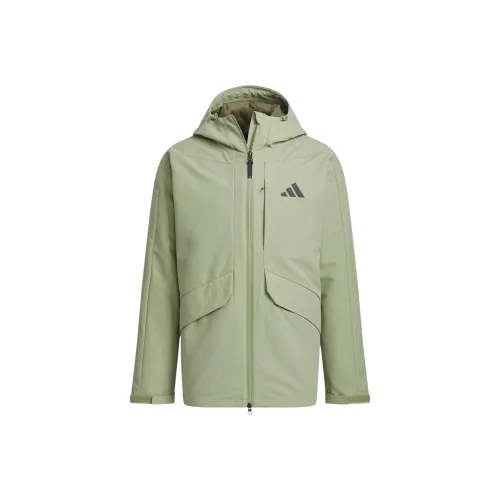 Adidas Пуховик Мужской TENT Зеленый