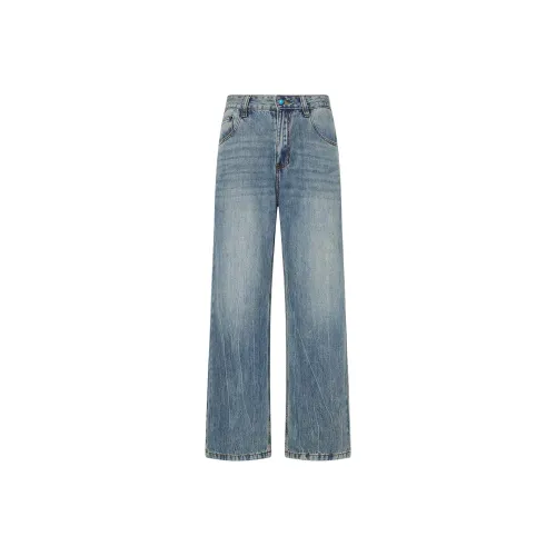 GTRG Светло-синие унисекс джинсы