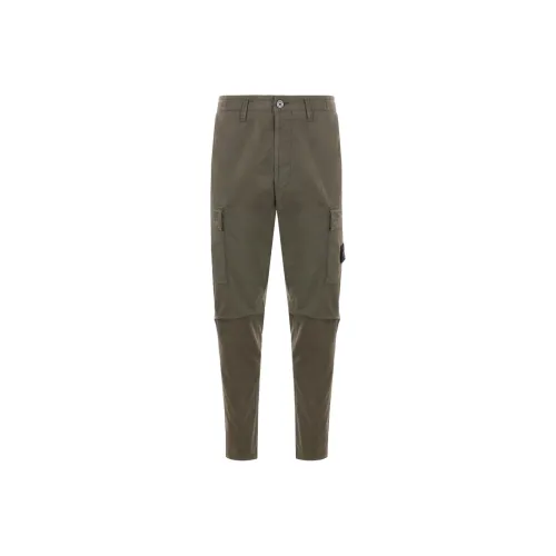 STONE ISLAND Мускус Зеленый Мужские Карго Брюки