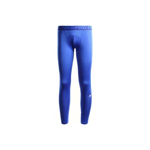 Nike Blue Men's Knitted Training Pants Nike Синий Мужские Вязаные Тренировочные Штаны