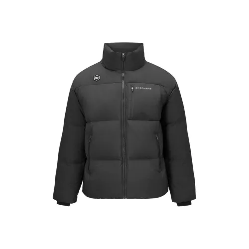 Skechers Comfort Sports Series Пуховик Мужской Угольный Черный