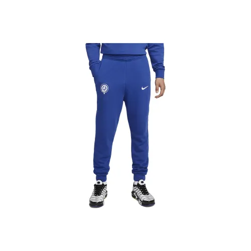 Nike Blue Men's Knitted Training Pants Nike Синий Мужские Вязаные Тренировочные Штаны