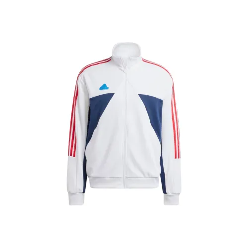 Adidas TIRO NATIONS PACK Куртка Мужская Белый Преппи Красный Чистый Синий Коллегиальный Морской Синий