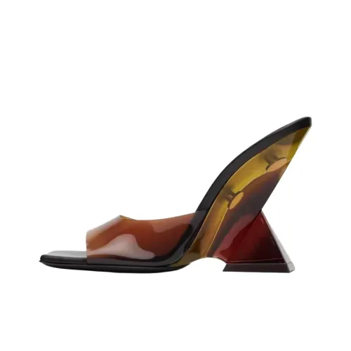 The Attico Слипоны 10 см Женские Коричневый