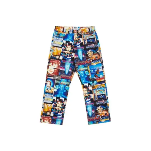 Дворцовый Многоцветный Унисекс Повседневные Брюки