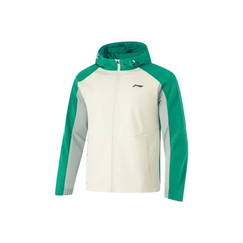 LINING RUNNING Collection Куртки и Пальто Мужской Экрю Каменно-зеленый Серый Пена Зеленый