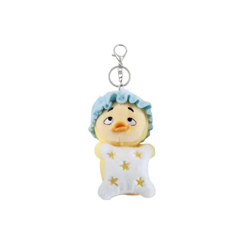 JIUJI Причудливая раздражающая утка брелок кукла плюшевая подвеска 14 см высота