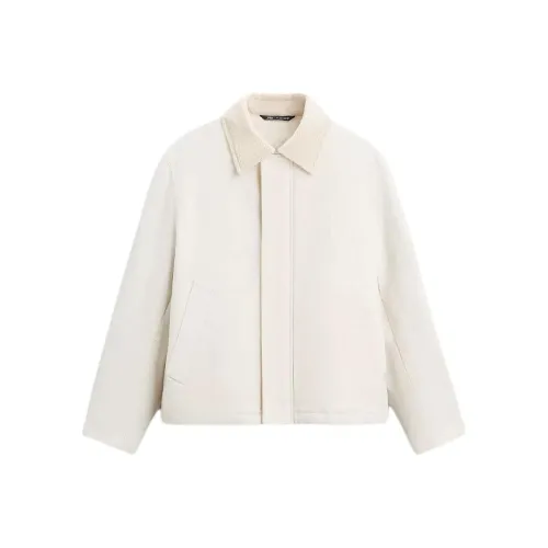 ZARA Белый Мужской Куртки