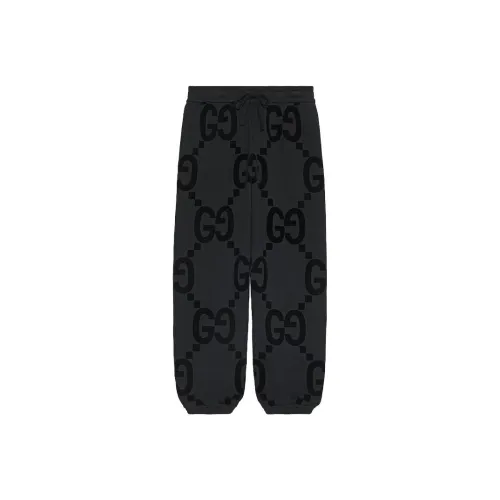 GUCCI SS24 Вязаные тренировочные брюки Мужской Черный