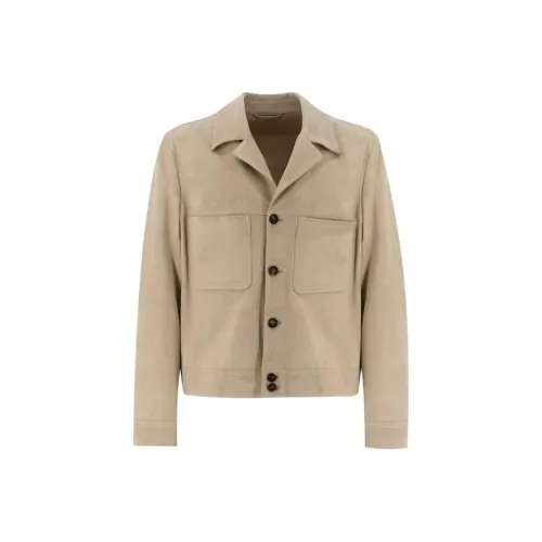 Eleventy FIRSTCLASS Made IN Italy Куртки Пальто Мужской Бежевый