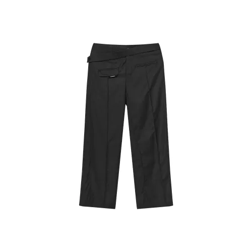 BLINDNOPLAN Широкие брюки Повседневные штаны Унисекс Серый