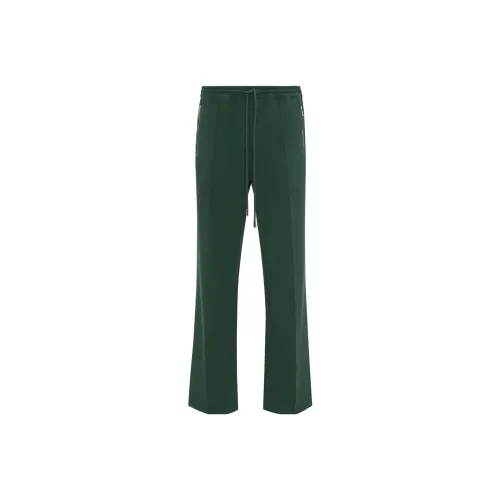 JW Anderson Зеленые Мужские Вязаные Спортивные Штаны