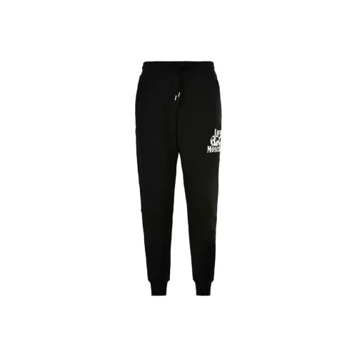 MOSCHINO Черные Мужские Вязаные Спортивные Штаны