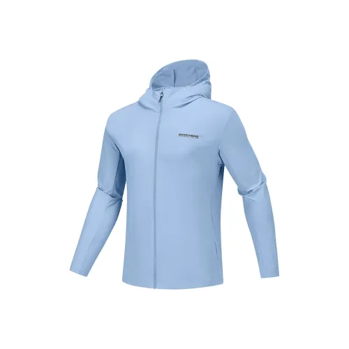 Skechers Sports Lifestyle Collection GODRI Куртка Мужская Матовая Светло-Синяя