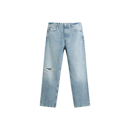 ZARA Medium Blue Men's Jeans ZARA Средне-синие мужские джинсы