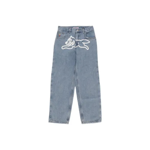 ICECREAM Джинсы Мужские Вымытый Винтажный Синий