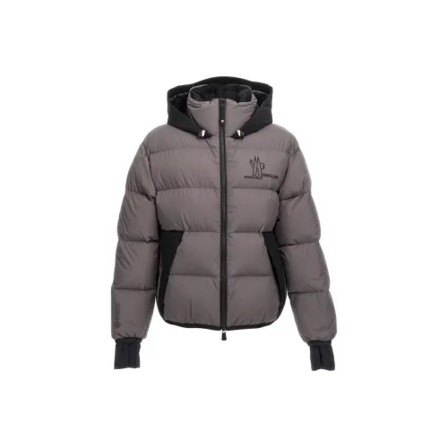 Moncler Grenoble Серый Мужской Пуховик
